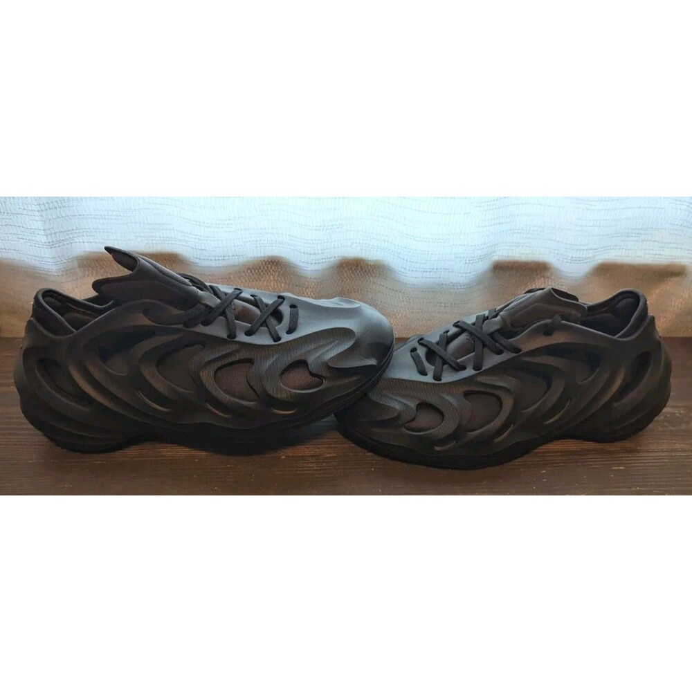 Adidas Adifom Q CORE BLACK Shoes Men's Size 6.5 Sneakers Monochrome - Worn Once!